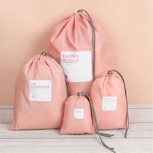 4 шт./лот, набор, аксессуары для путешествий, мужская и женская одежда, секретные органайзеры, Упаковочные сумки, обувь, сумки, сумка для багажа