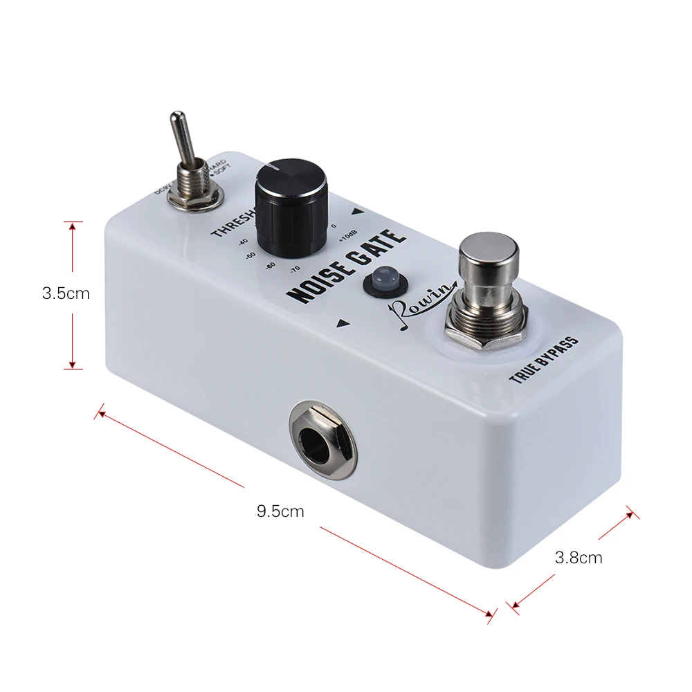 Rowin LEF-319 noise Gate шумоподавление гитарный эффект педаль 2 режимов алюминиевый сплав оболочки истинный обход