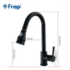 Frap Newly Arrived Pull Out Kitchen Faucet Black Sink Mixer Tap Sprayer Two Ways Spout Kitchen Hot and Cold Water Faucets Y40080 ► Photo 3/6