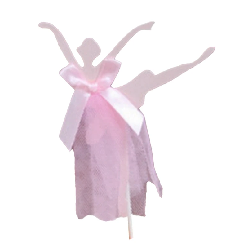 5 шт. кекс торт Топпер Бумага юбка принцессы с соломой вставлена карта флаги прекрасный подарок украшение для Одежда для свадьбы, дня