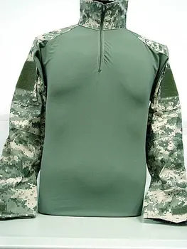 

Tactical Combat Shirt w/ Elbow Pad Digital ACU Camo