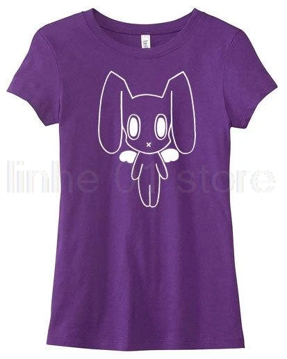 GILDAN Creepy Cute Bunny tee kawaii clothing cute purple