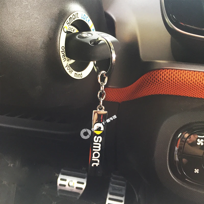 Автомобильные Брелоки для ключей для Smart Fortwo ForFour 453 451 450 Roadster Crossblade City Cabrio City-Coupe аксессуары для салона автомобиля