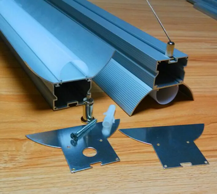 

2.5m/pcs 10pcs/lot  Free Shipping 2500mmX93mmX58mm  led aluminium profile for led bar light, led strip aluminum channel