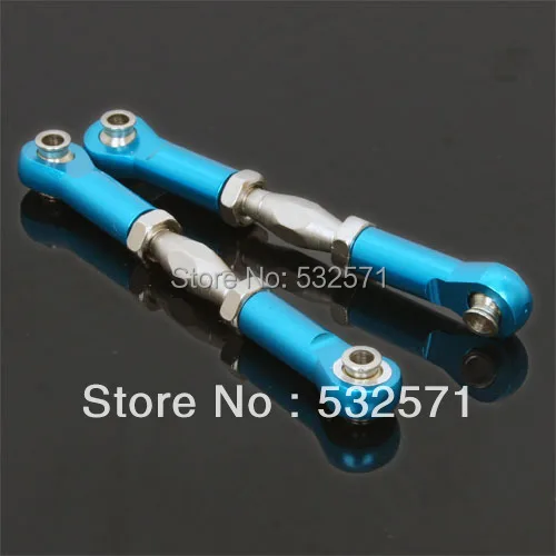 

166017 HSP ( 06048B ) Upgrade Spare Parts For 1/10 R/C Model Car Blue Aluminum Alloy Steering Link 166017