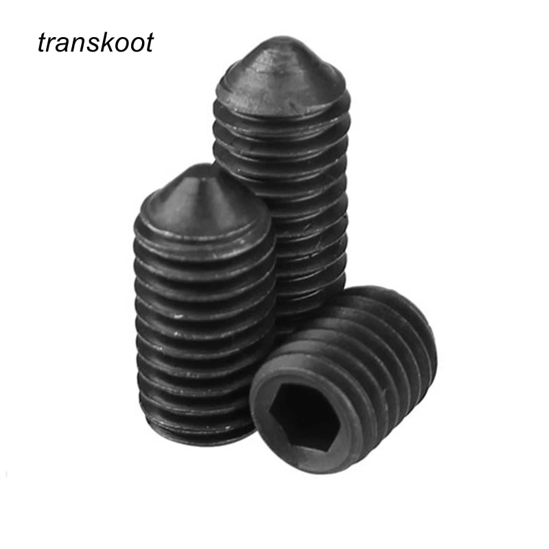 50 шт. винты DIN914 M3 M4 M5 класса 12 9 с шестигранной головкой|hexagon socket set screw|m5 hex screwscrew m5 |