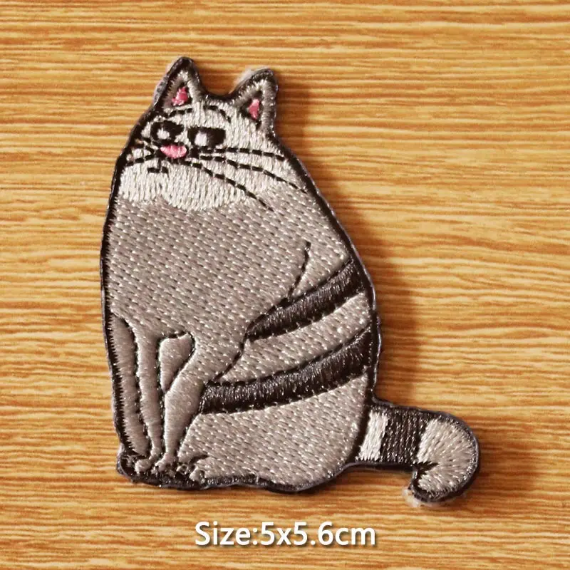 Prajna нашивки АНИМЕ DIY липучка патч на одежду милые нашивки в виде животных железные нашивки для одежды вышитая нашивка с рисунком - Цвет: DQ-PE3922CT