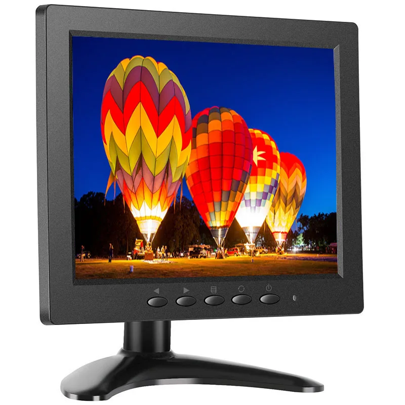 8 inch IPSLED Monitor 1024x768 Resolution Display Portable 4:3 IPS HD Color Video Screen Support HDMI VGA BNC AV USB Input 8 inch IPSLED Monitor 1024x768 Resolution Display Portable 4:3 IPS HD Color Video Screen Support HDMI VGA BNC AV USB Input