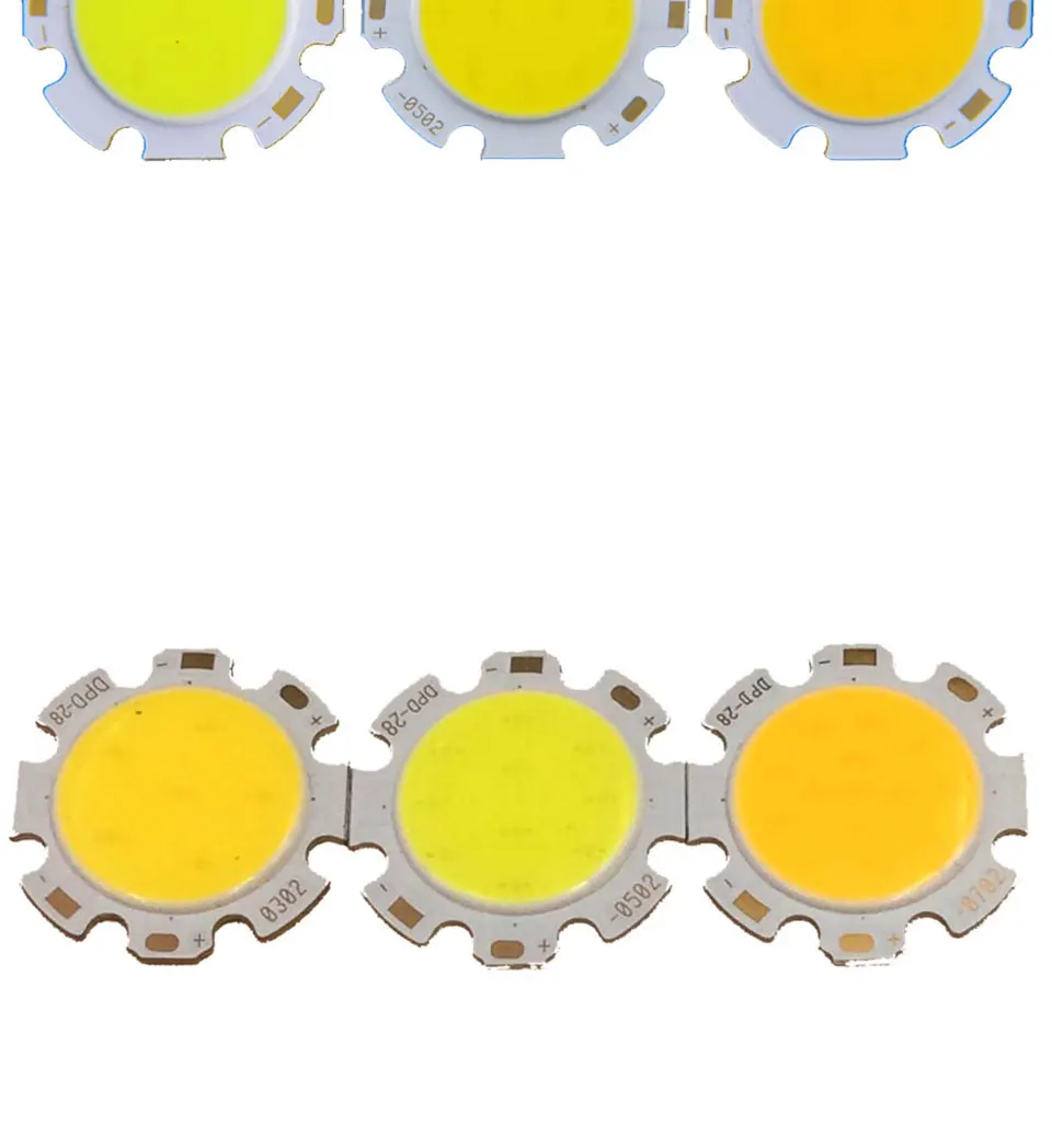 Round COB LED Chip On Board Light Source 28mm Diameter for Spotlight Downlight DIY LED Lamp Bulbs (2)