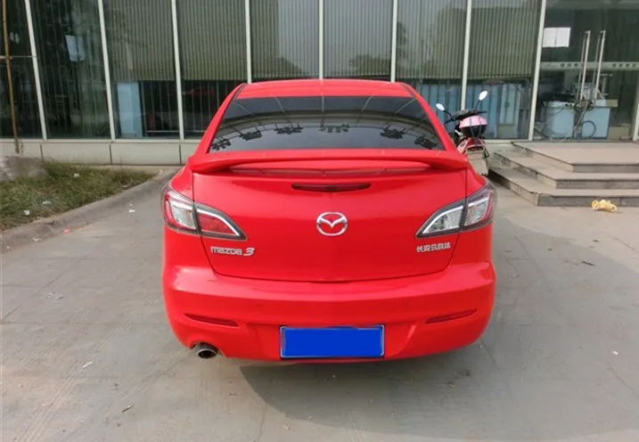 Для Mazda 3 спойлер звезды высокое качество ABS Материал заднего крыла первоклассника Цвет задний спойлер для Mazda 3 Mazda3 спойлер 2010-2013