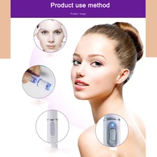 Синий свет теплый удалить acnes Косметика Acnes ручка бледно-акурированные пугающие ремонт Acneing шрам варикозный ремонт Blackhead вакуумная точка