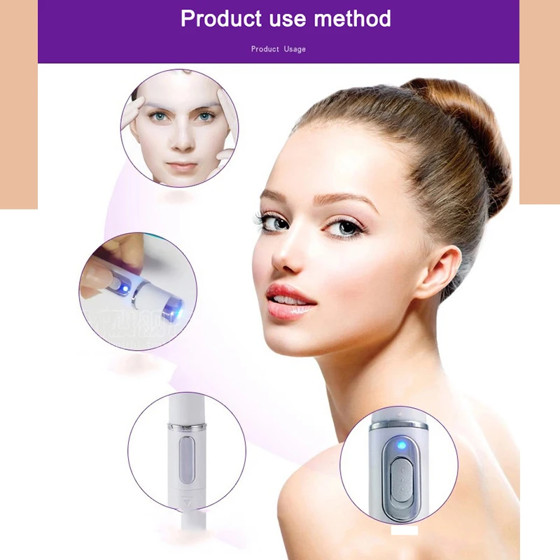 

New Blue light warm remove acne Acne cosmetic pen Pale spot repair Acne scars varicose repair Blackhead Vacuum Black spot acne