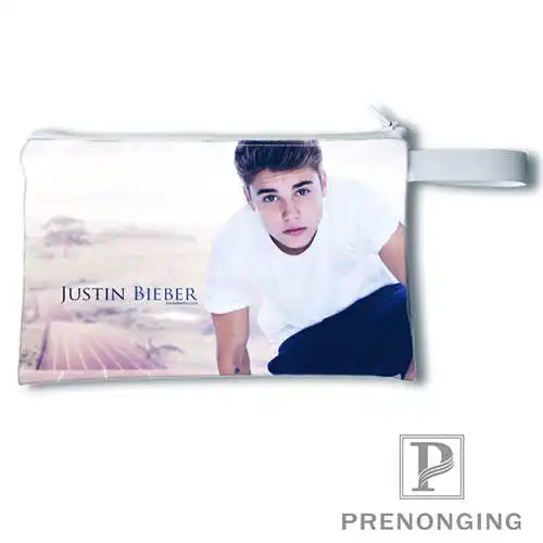 Изготовленный На Заказ justinbieber@ кошелек с рисунком кошелек на молнии нулевой кошелек телефон Сумки для ключей модный небольшой женский кошелёк#19-01-22-6-278