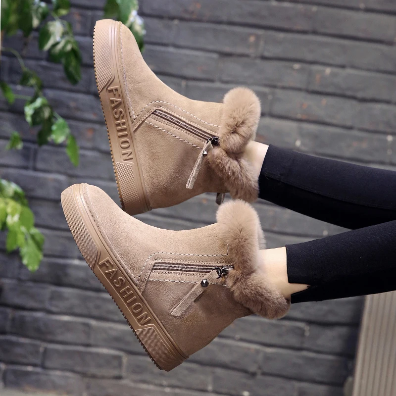 Snow Boots Woman Winter Shoes Outdoor Women Walking Shoe Plus Velvet Keep Warm Suede Sneakers Safety Ankle Footwear zapatos 6.5 Snow Boots Woman Winter Shoes Outdoor Women Walking Shoe Plus Velvet Keep Warm Suede Sneakers Safety Ankle Footwear zapatos 6.5