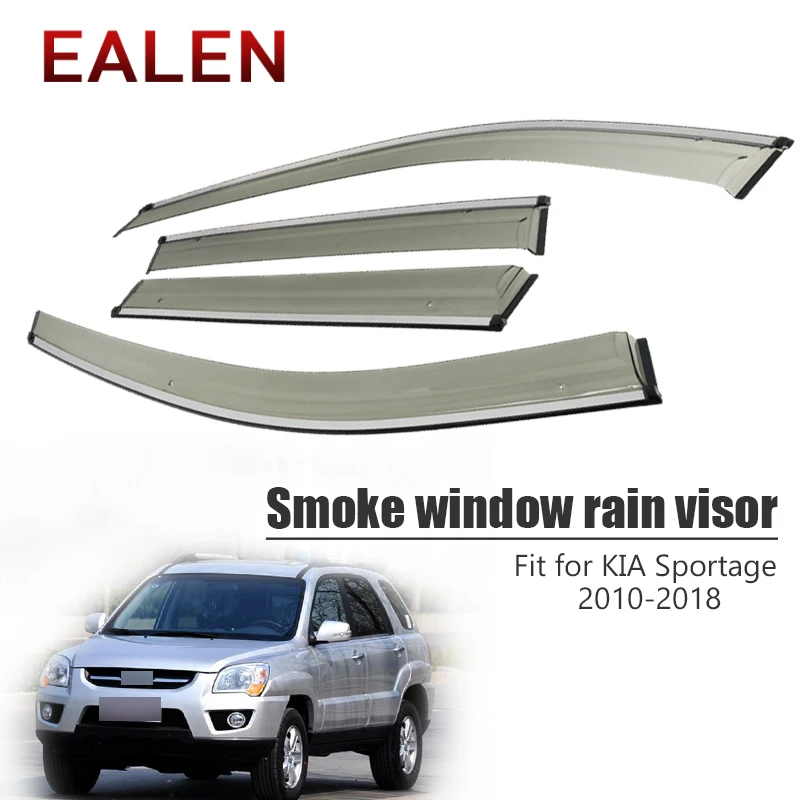 EALEN For Kia Sportage 2010 2011 2012 2013 2014 2015 2016 2017 2018 Deflectors Accessories 4pcs