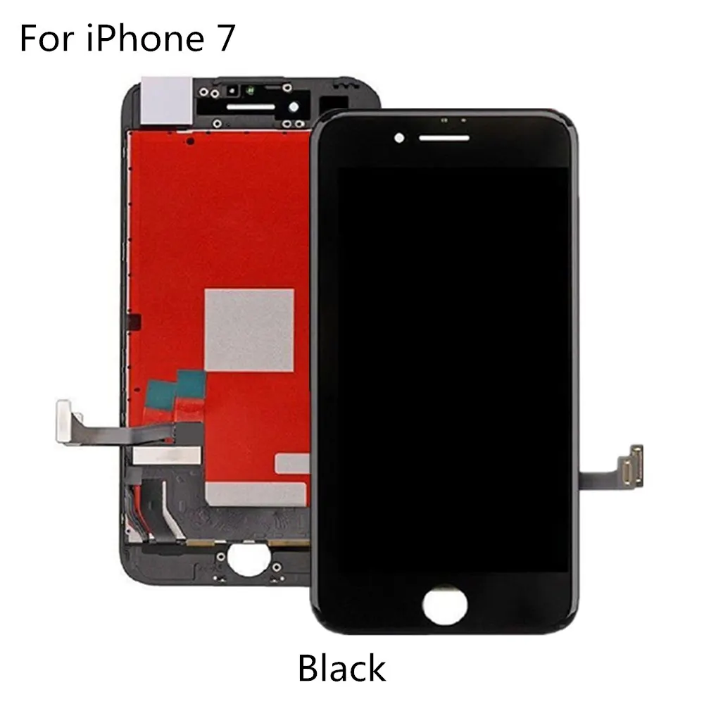 Дисплей для iPhone 5S, SE 6 6S 7 4S lcd кодирующий преобразователь сенсорного экрана в сборе Замена без битых пикселей без пыли теплый белый задний светильник