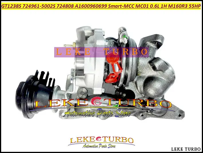 Turbolader Turbo Smart-MCC Smart 0.6 55 61 PS 724961-5002S