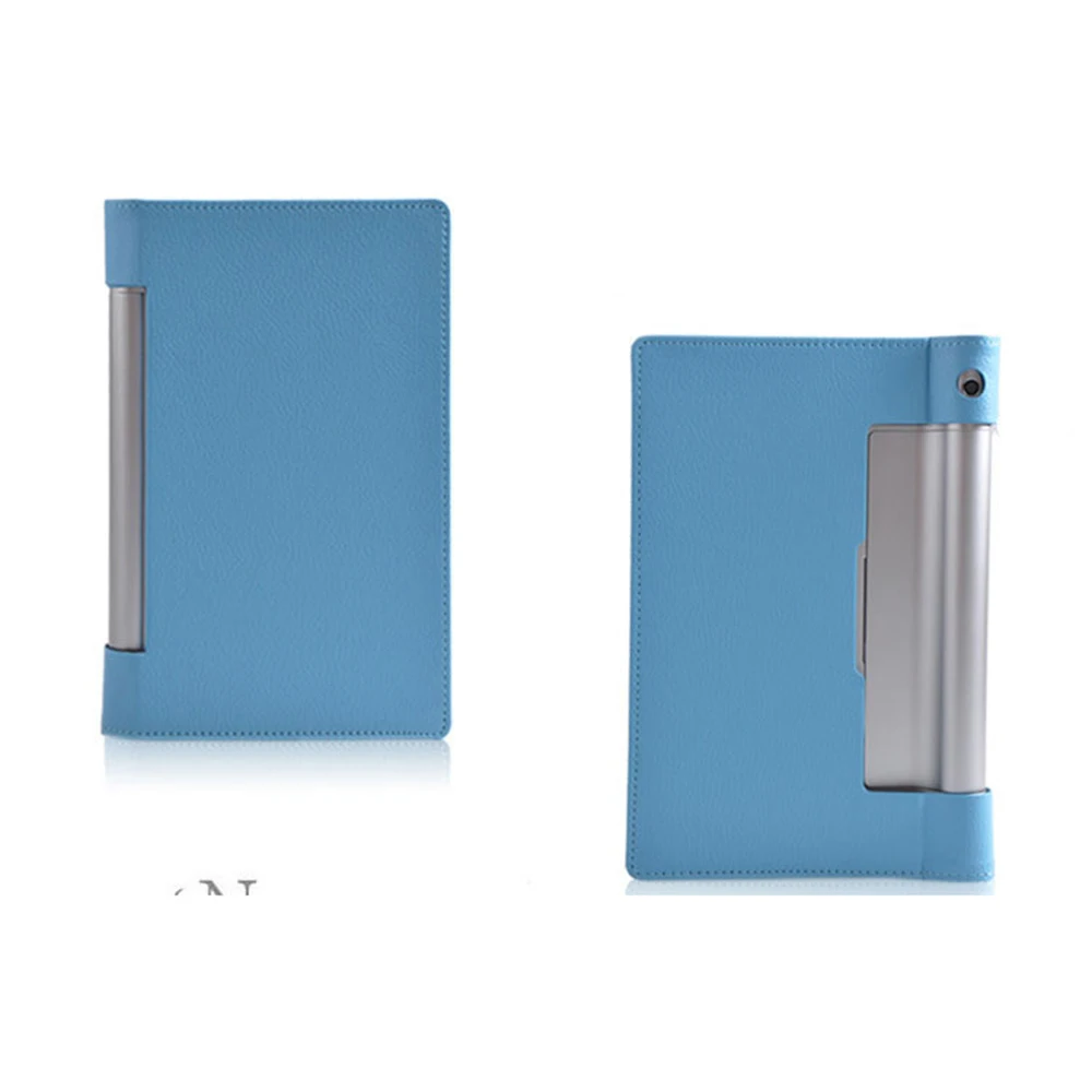 Для lenovo YOGA Tablet 8 B6000 чехол с узором Личи из искусственной кожи чехол для lenovo YOGA B6000f B6000h 60043 60044+ стилус - Цвет: Sky blue