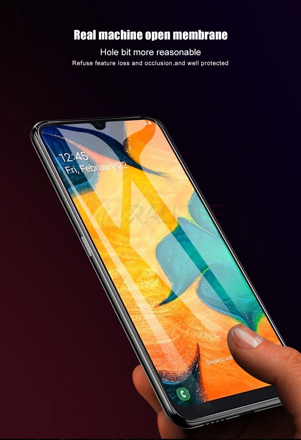 Для samsung Galaxy A30 закаленное стекло полное покрытие экрана Защитная пленка для samsung Galaxy A30 A50 A 30 стекло Защита от царапин