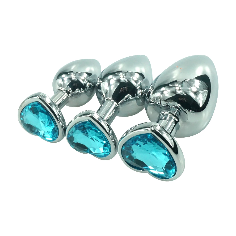 3 шт. анальная пробка из силикона в форме сердца | Красота и здоровье