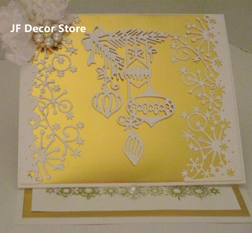 

New Snowflake Cutting Dies for Scrapbooking Albums Embossing Crafts Paper Card Making Ornaments Template Drop Shipping