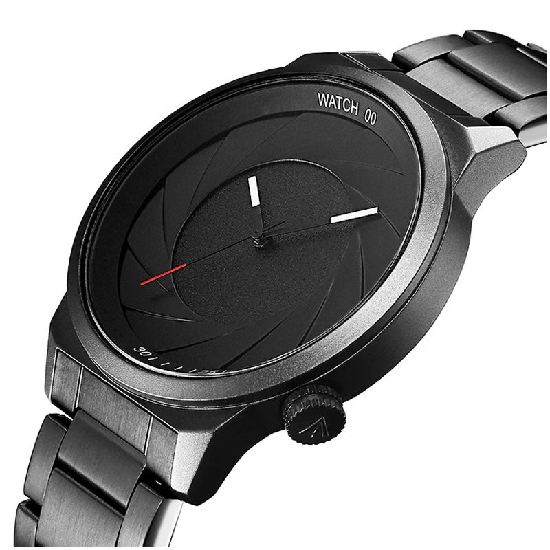 

Fashion Simple Men Watch Business Round Quartz Casual Stainless Steel Silicone Waterproof Hardlex Wristwatches Luminous Clock