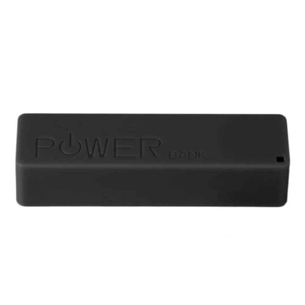 2600mAh портативный размер без батареи Powerbank 1*18650 Батарея Внешняя резервная батарея