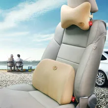 Подголовник автомобиля Поясничный костюм памяти хлопок подушка для шеи интерьер