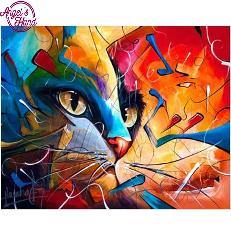 кот абстракция. кот абстракция. абстракционизм кот. кот абстракция. абстракция звери.