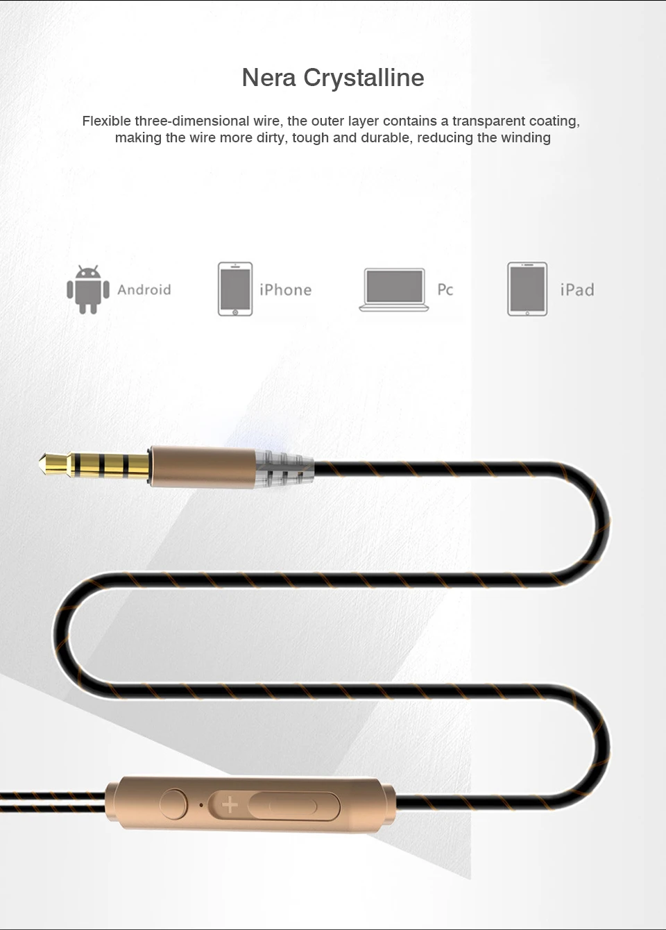 Noise Cancelling Earphones Dual Driver Earphone With MIC Gaming Headset Stereo Earphones With Microphone For Mobile Phone (26)