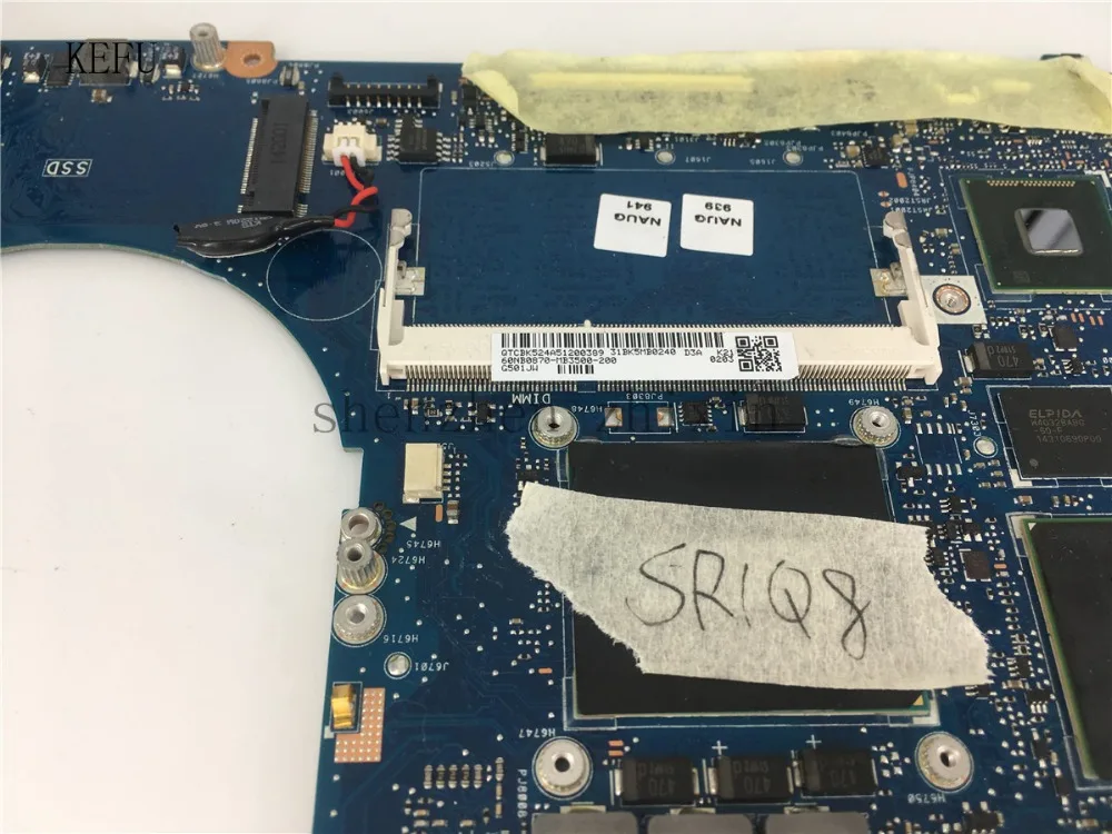 Оригинальная материнская плата KEFU для ASUS N501JW N501J G501JW G501J UX50JW UX501J ноутбука 4G RAM