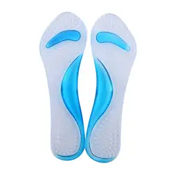 1 пара Силиконовый гель массаж арки Поддержка Стельки ортопедические плоскостопия предотвратить ноги кокон обувь на высоком каблуке Pad