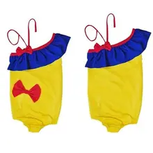 Очаровательный цельный купальник с лямкой на шее для маленьких девочек; купальник с бантиком на одно плечо; летняя одежда для плавания; костюм для девочек