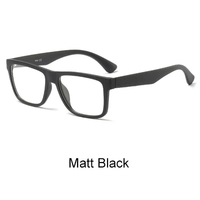 Matt Black Ralferty, Мужская оптическая оправа,, классические квадратные матовые синие очки TR90, очки для близорукости, очки oculos de grau F8020 - Цвет оправы: Matt Black
