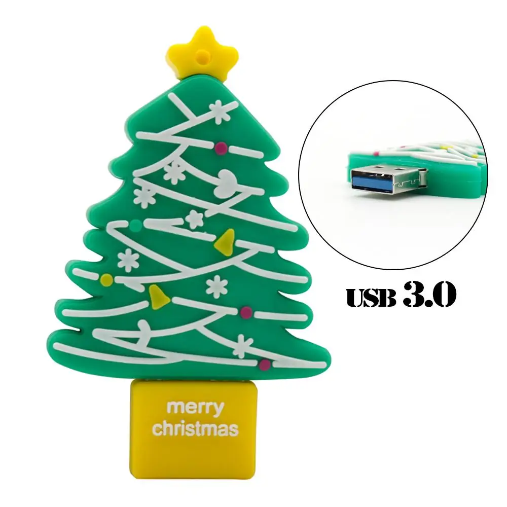 USB 3.0 Pen Drive Christmas Tree USB Flash Drive 16GB 32GB 64g