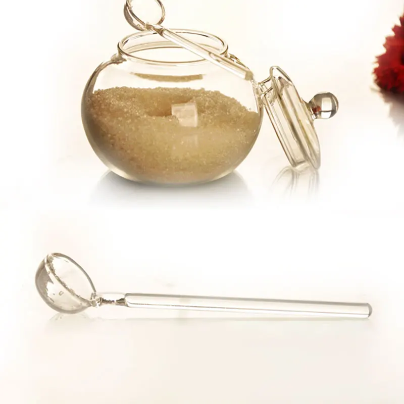 

SOLEDI 250ml Glass Jar Candy Home Cooking Sugar Bowl Saleros De Cocina