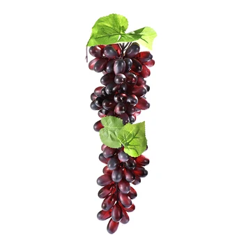 

Simulation Fruits PU 110 Grain Grapes Kitchen Toys for Children Kids Pretend Play Toys Home Wedding Party Garden Decor