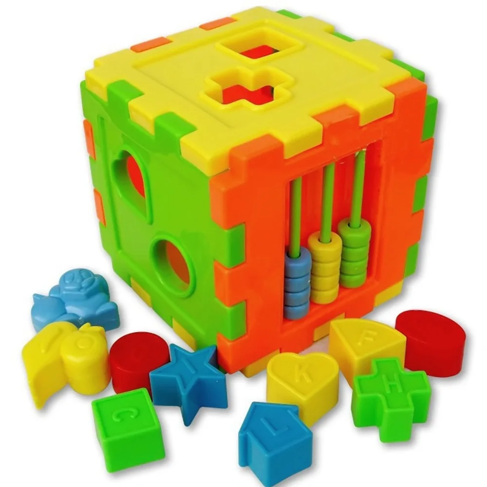 Дети детские, для малышей животного Алфавит Cube блоки интеллектуальной строительные блоки коробка раннего обучения Развивающие Тренировки