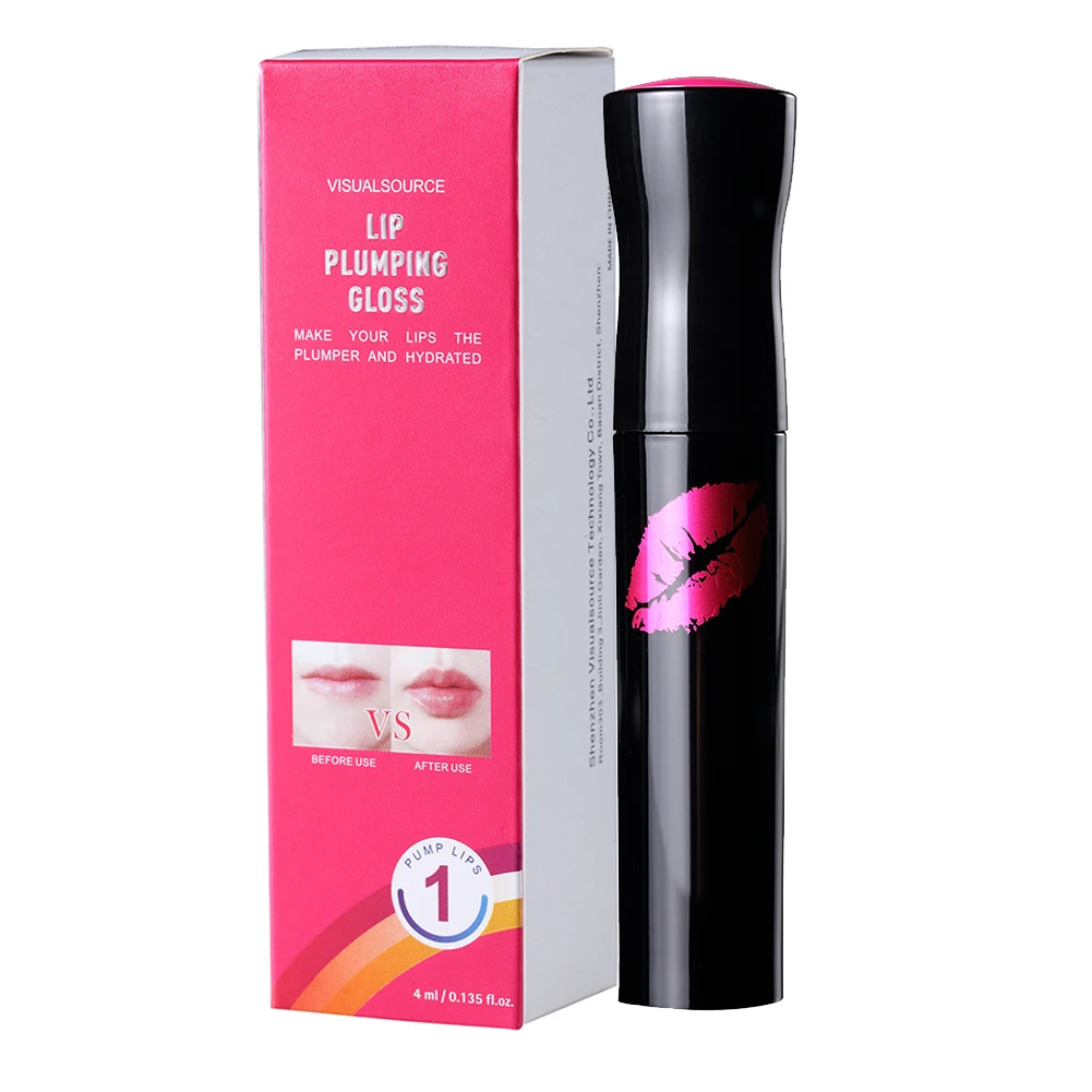 ELECOOL прозрачный макияж с большими губами стойкий Водонепроницаемый увлажняющий тинт для женщин блеск для губ Косметика TSLM2 TSLM2 - Цвет: Lips Plumper Gloss