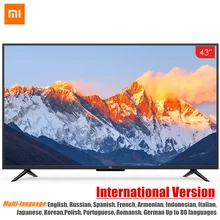 VersiÃ³n Global Xiao mi Smart TV 4A 43 pulgadas mi LED Full HD Android TV 8,0 final PatchWall 1 GB 8 GB Ultra-brillante pantalla LED(China)