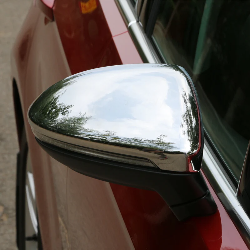 

Fit For Golf 7 MK7 2014 2015 ABS Chrome Car rearview mirror cover decoration trim accessories car styling 2pcs