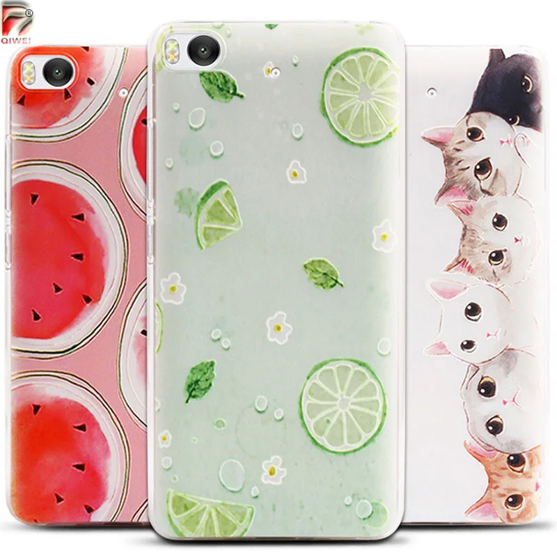 

E For Xiaomi Mi 5S Case 3D Landscape Soft TPU Case for Xiaomi Mi5S Case Cover Silicon Phone Cases Silicon Funda for Xiaomi Mi5 S