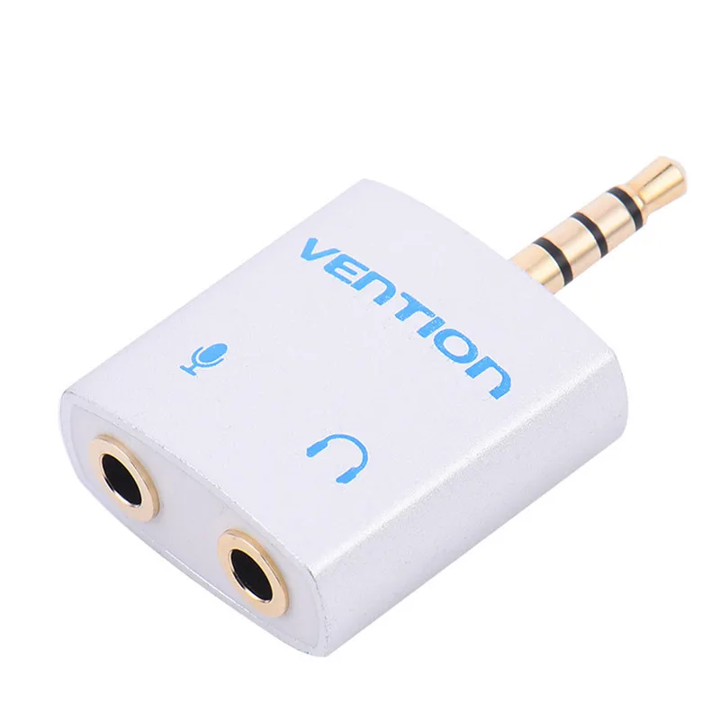 

Vention One-to-two Headphone Adapter Headset Microphone Combo Converter Splitter for Laptop Audio Cable Adapter