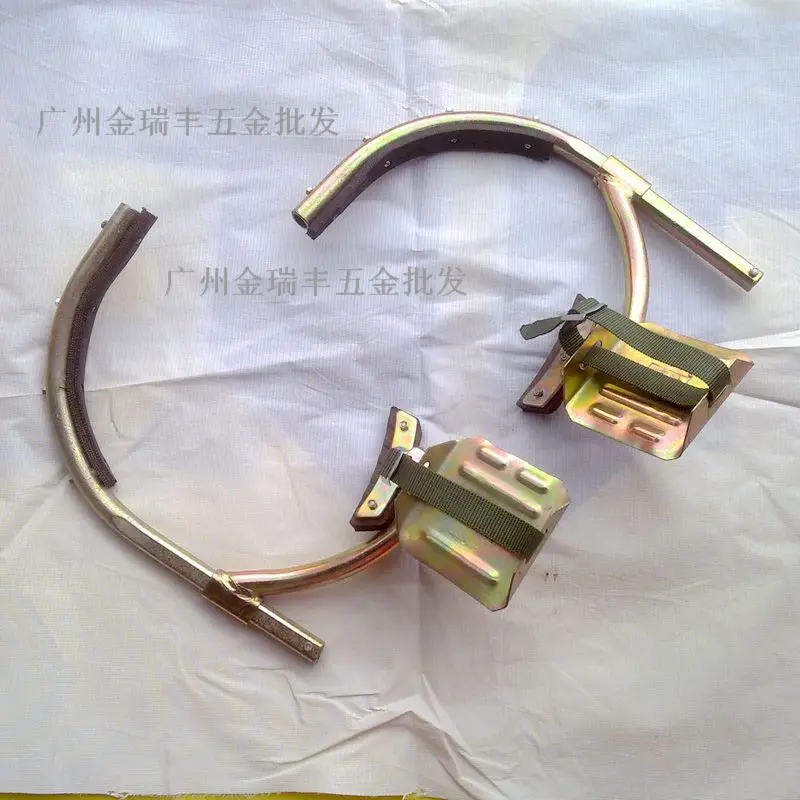 

Electric irons cement GB thickening type movable 10 meters electrical pole climbing pedal safety belt climbing rod