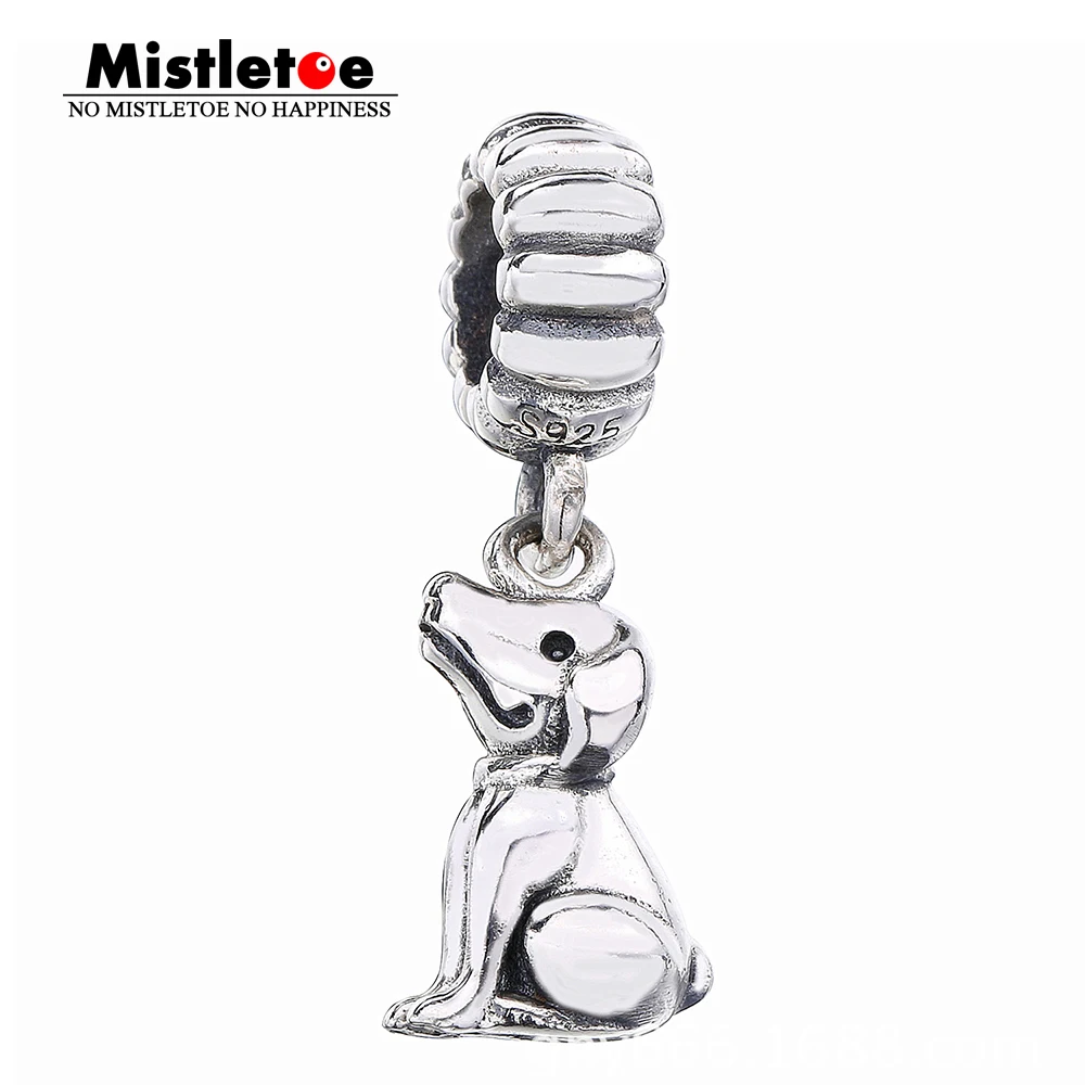 Authentic 925 Sterling Silver Animal Buddy Dangle Charms Fit European