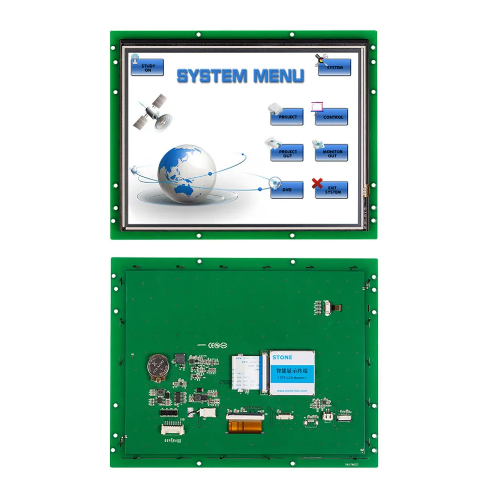 

4.3 inch intelligent TFT LCD display with touch controller