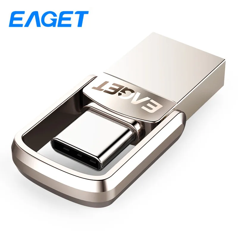 Eaget CU20 USB флеш-накопитель 32 Гб Usb 3,0 флеш-накопитель Мини U диск OTG флеш-накопители USB карта памяти для телефонов типа C ПК