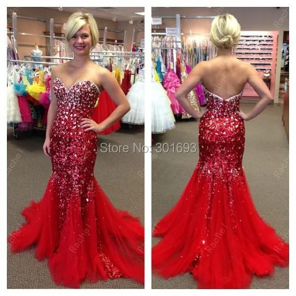 Blinged Out Prom Dresses