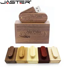 JASTER(более 10 шт. бесплатный логотип) Деревянный USB+ коробка USB флэш-накопитель 64 Гб 16 г 32 Гб карта памяти для фотографии свадебный подарок