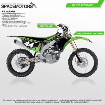 

3M decals sticker skin kit for motorcycle bike KX KLX KXF F 85 100 250 450 2004 05 06 07 08 09 10 11 12 13 14 15 2016 year